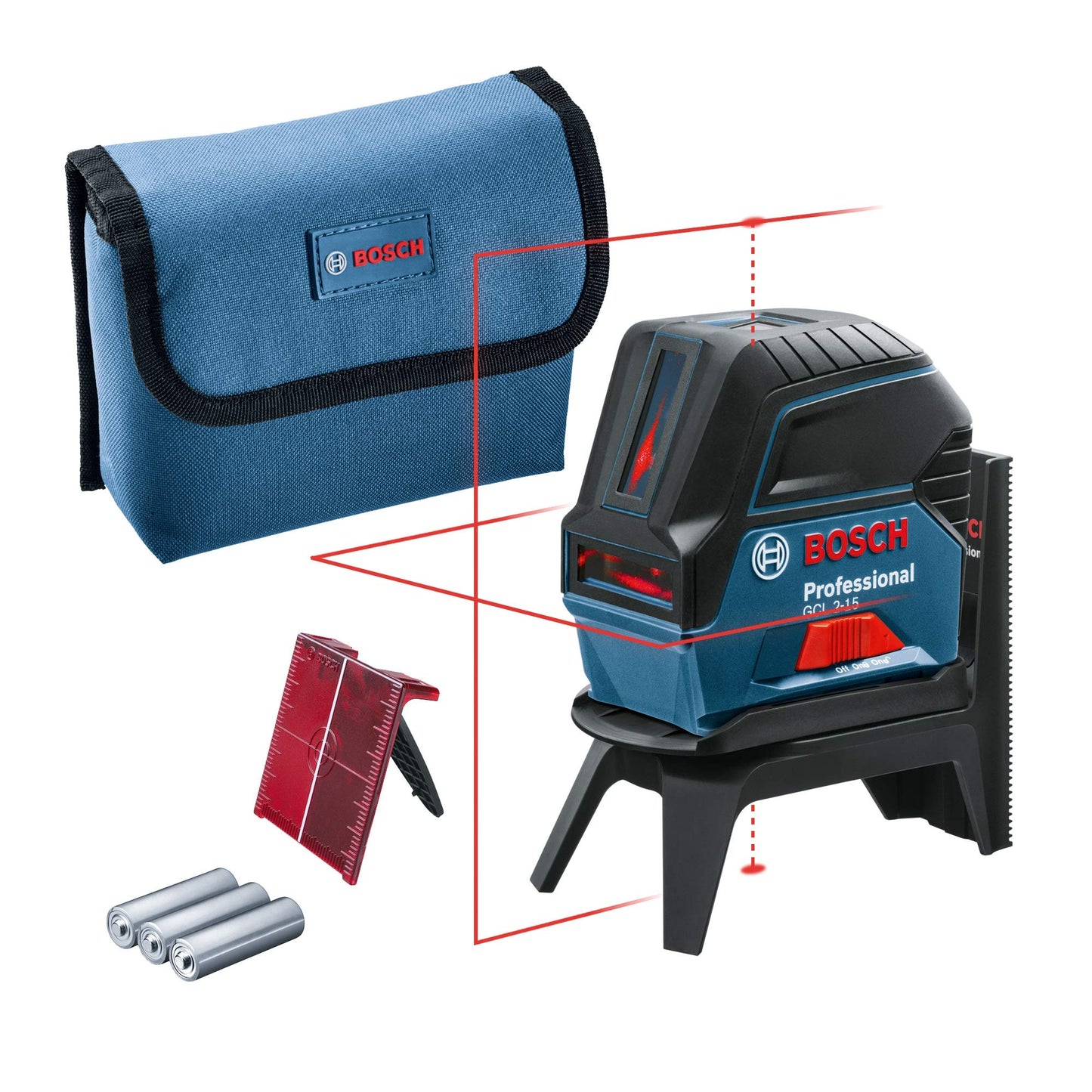Kombilaser GCL 2-15 Professional, Kreuzlinienlaser