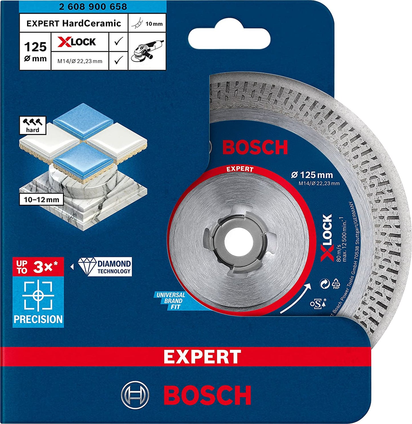 X-LOCK Diamanttrennscheibe Expert HardCeramic, Ø 125mm