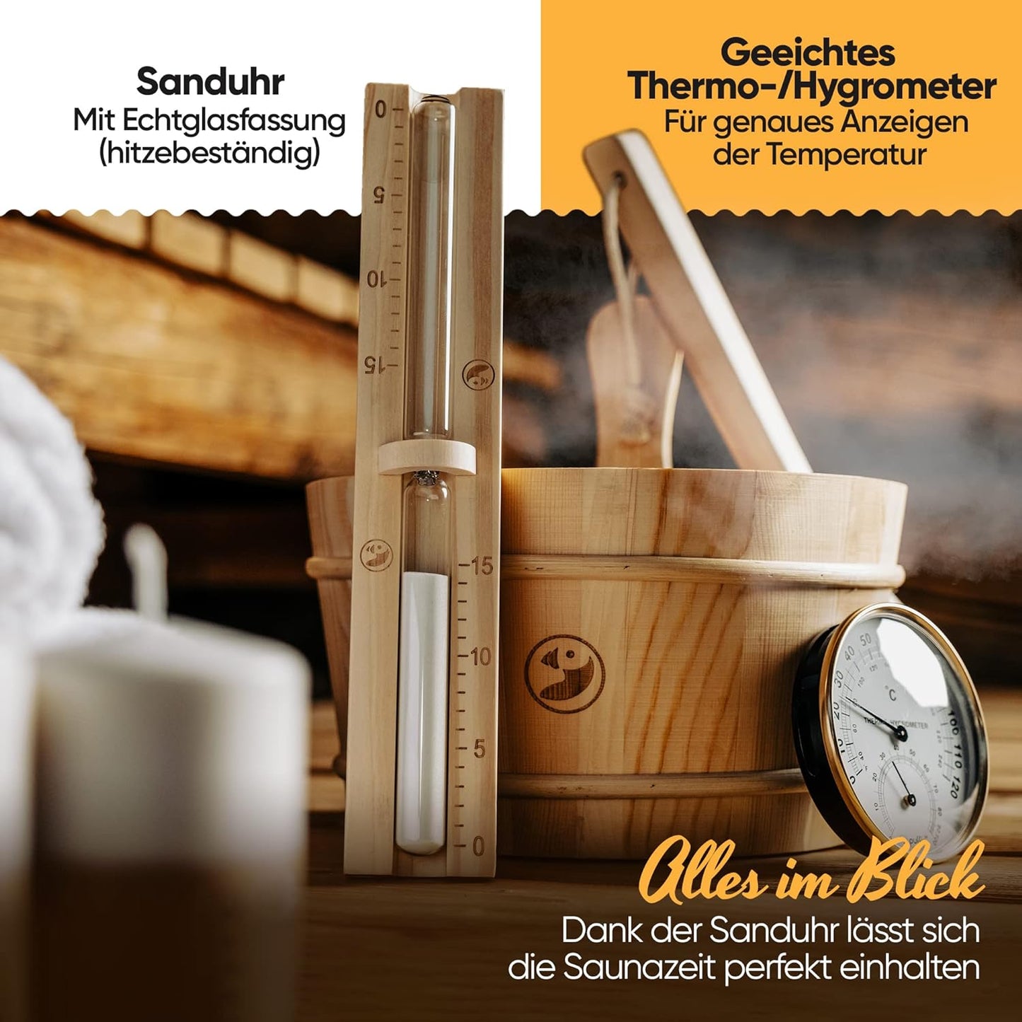 Sauna Zubehör Set
