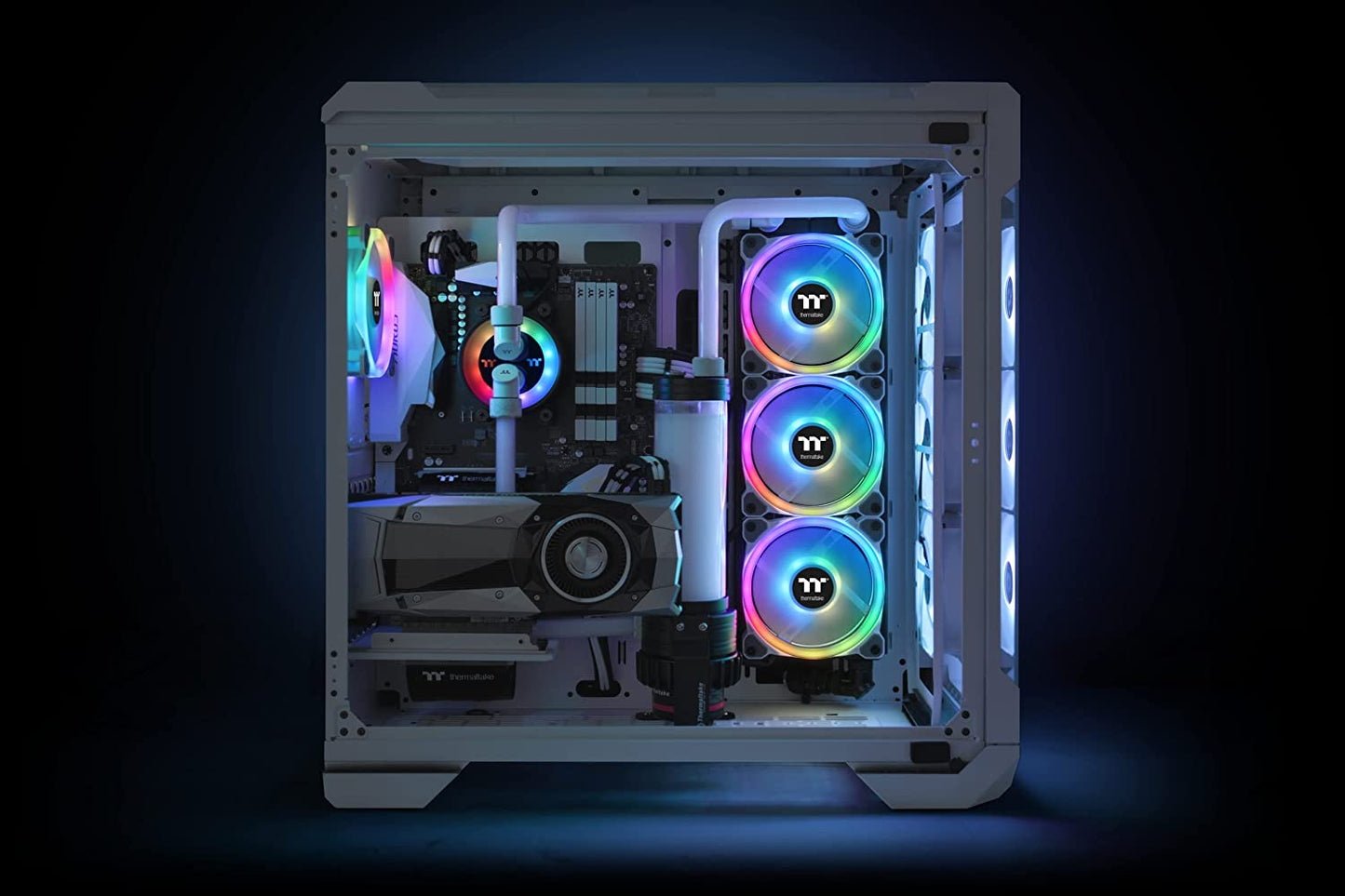 Riing Trio 12 RGB Radiator Fan White TT Premium Edition, Gehäuselüfter