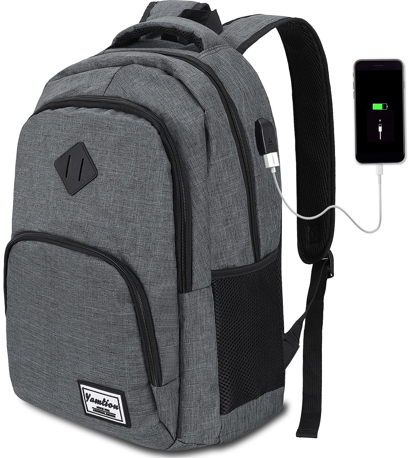 Notebooktasche, 15,6 Zoll, Gjb6-dunkel Grau