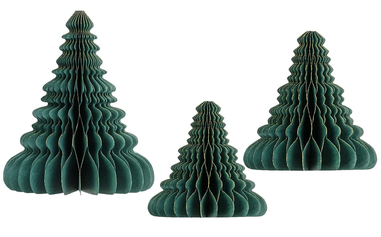 3er Set Deko Tannenbaum, 3er Set 15-20-24cm