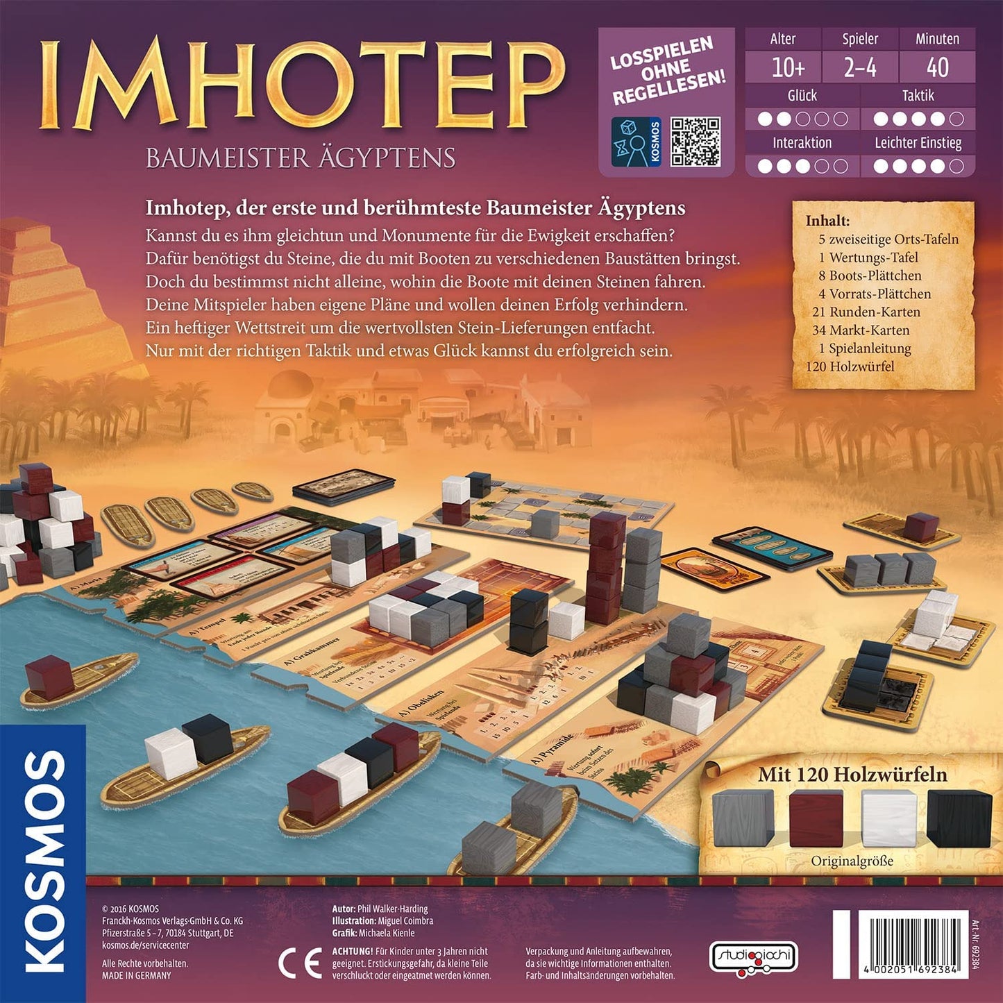 Imhotep, Brettspiel
