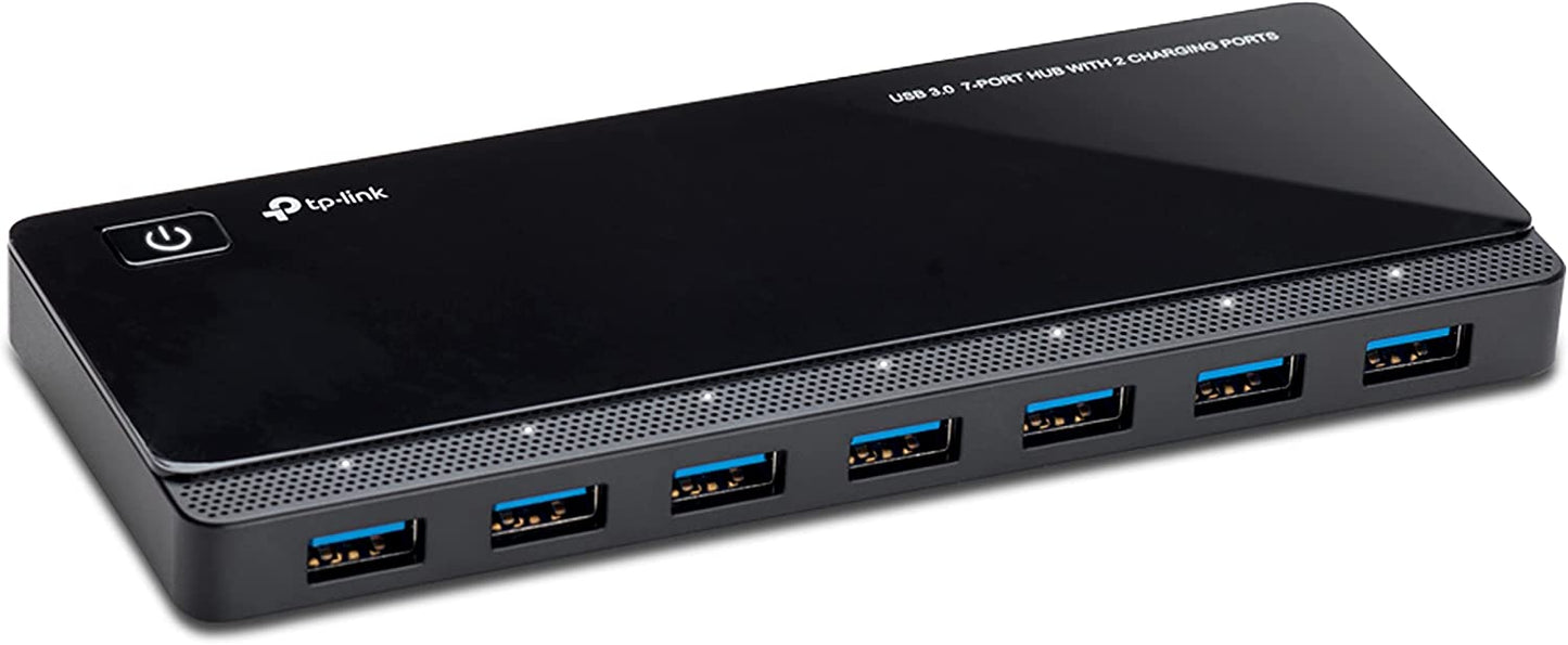 7-Port-USB-3.0-Hub mit 2 Ladeports (UH720), USB-Hub