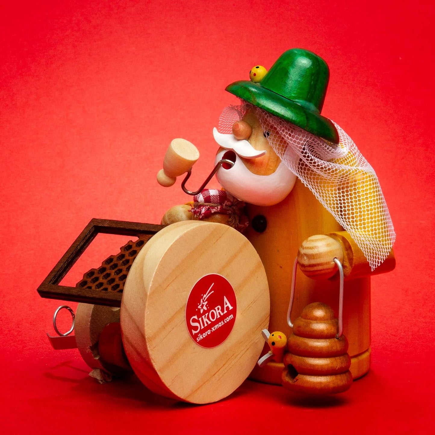 RM-A Räuchermännchen, Höhe ca. 15 cm, A27 Gelb - Imker