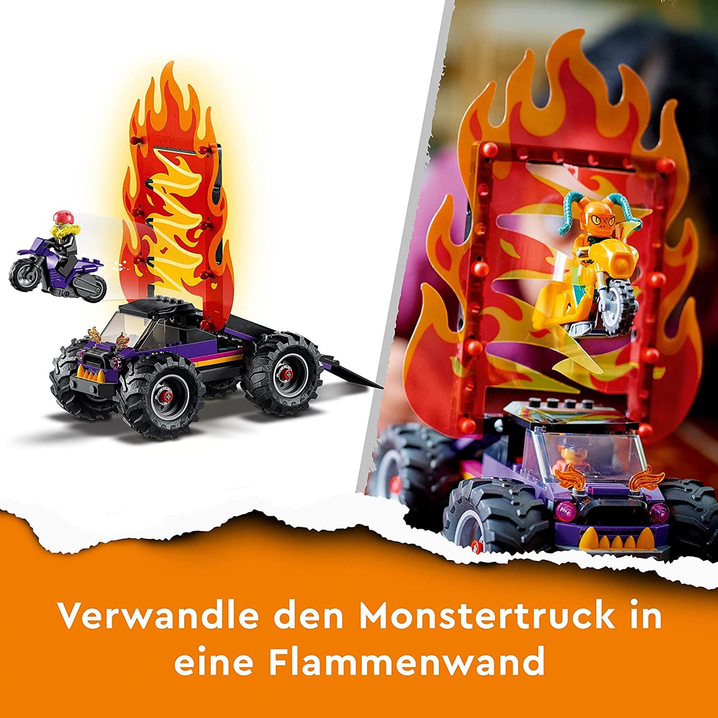 60339 City Stuntz Stuntshow-Doppellooping Set, Konstruktionsspielzeug