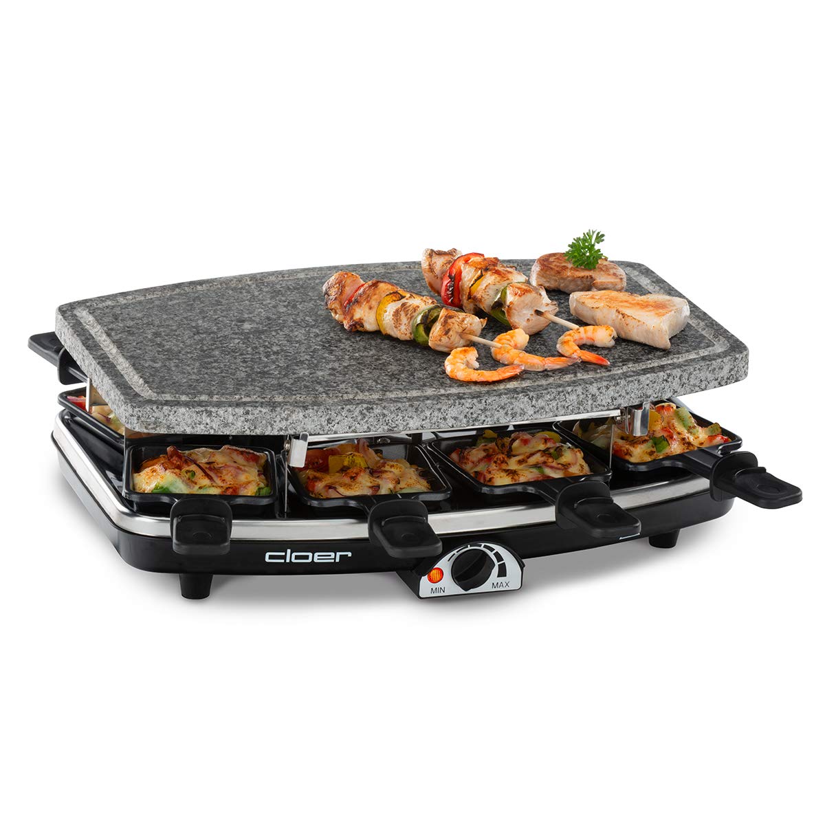Raclettegrill 6430, Ganze Platte