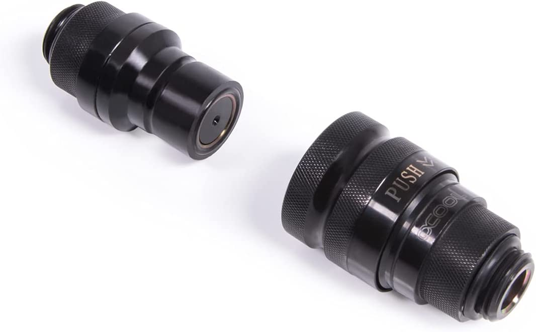 Eiszapfen Schnellverschlusskupplungsset G1/4 AG - Deep Black