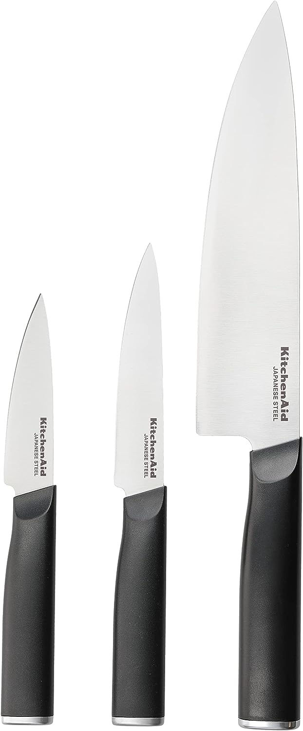 Messer Set mit Klingenschutzhülle, 3-teiliges japanisches Messerset