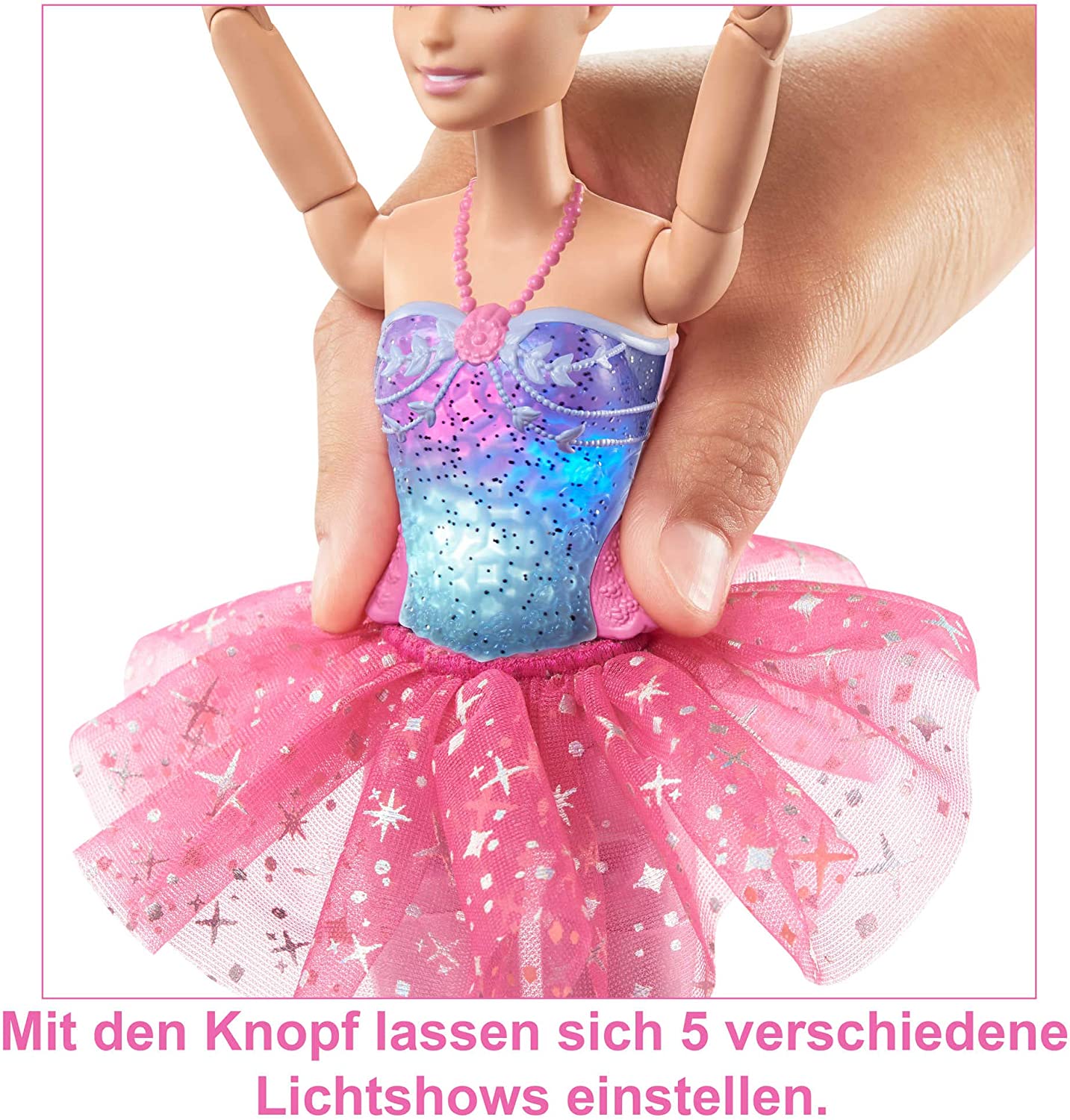 Barbie Dreamtopia Zauberlicht-Ballerina, Puppe
