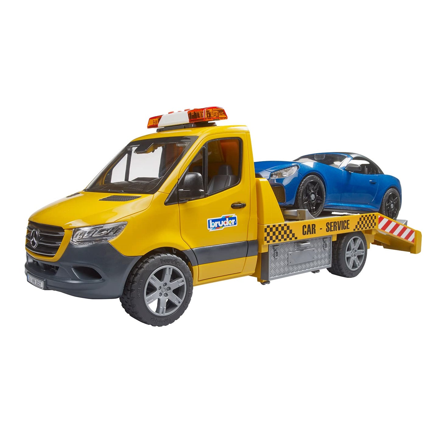 MB Sprinter Autotransporter mit Light & Sound Modul , Modellfahrzeug