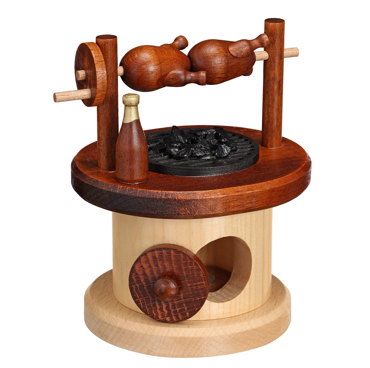 Räucherfigur Hähnchengrill