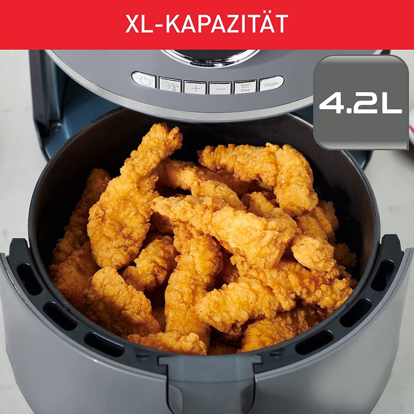 Ultra Fry Digital EY111B, Heissluftfritteuse, Grau