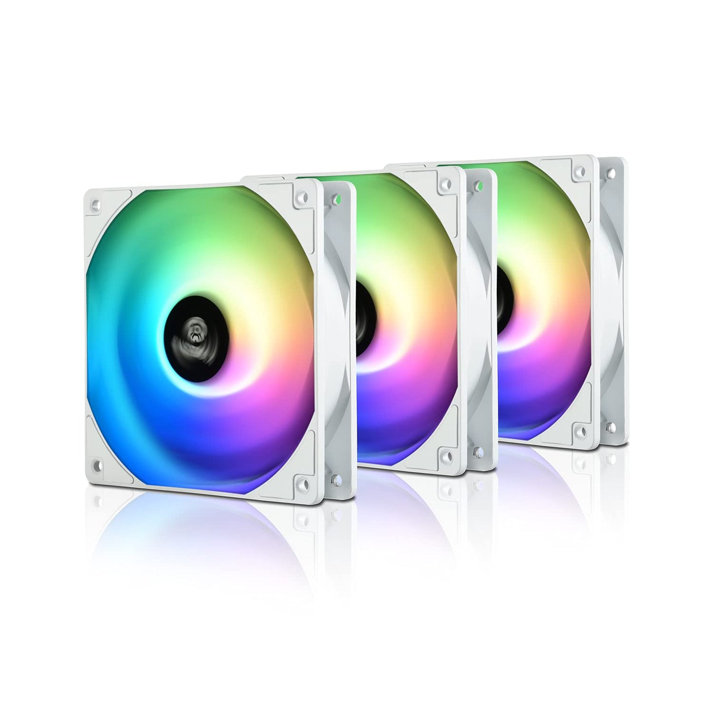 HF120 ARGB White 3 Pack 120x120x25, Gehäuselüfter