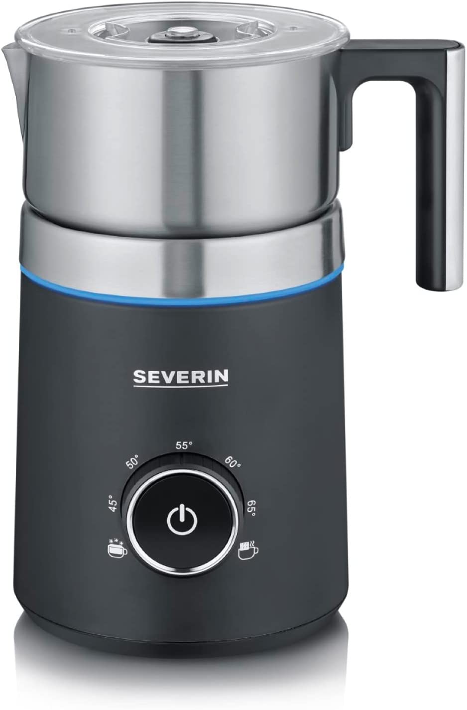 Spuma 700, Milchaufschäumer, 700 ml + LED-Display Schwarz