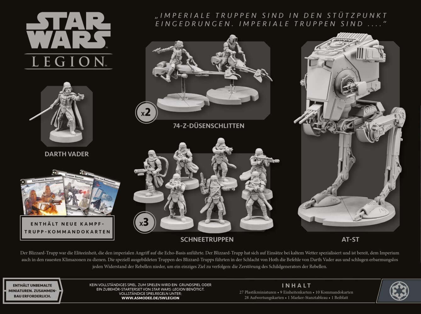 Star Wars: Legion - Blizzard-Trupp, Tabletop