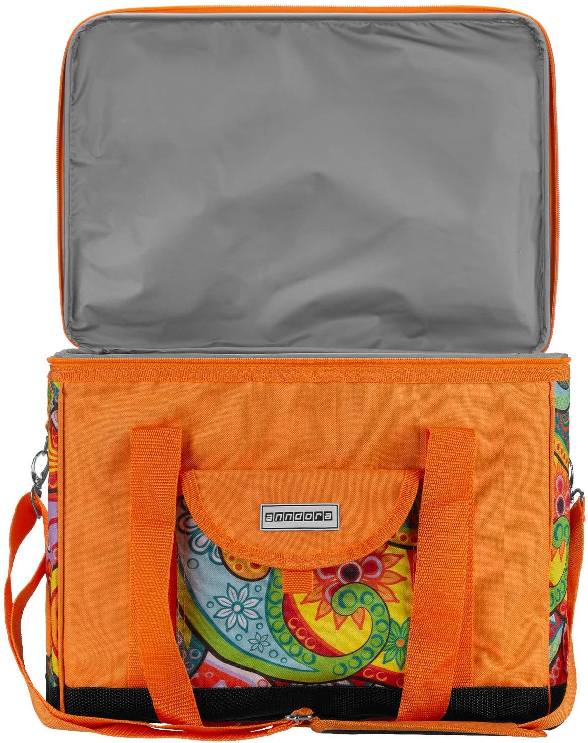 Kühltasche, XL paisley orange