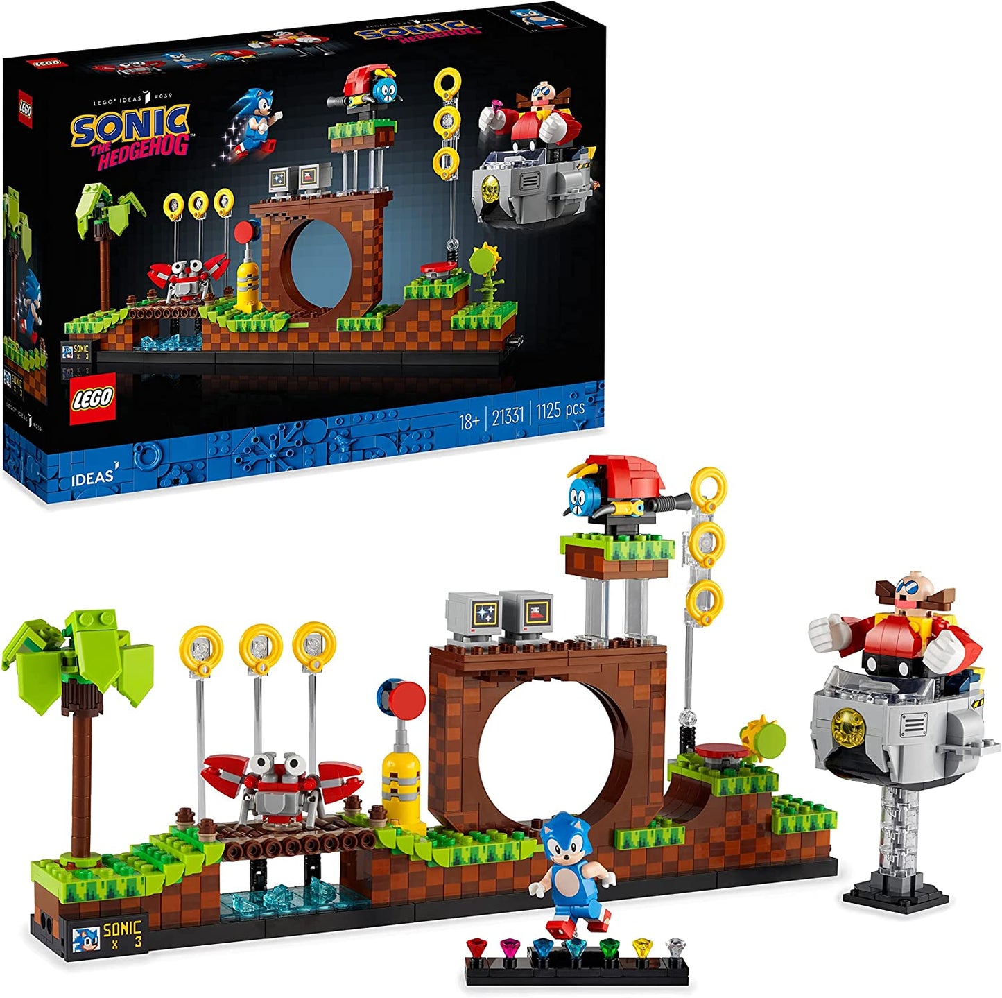 21331 Ideas Sonic the Hedgehog - Green Hill Zone, Konstruktionsspielzeug