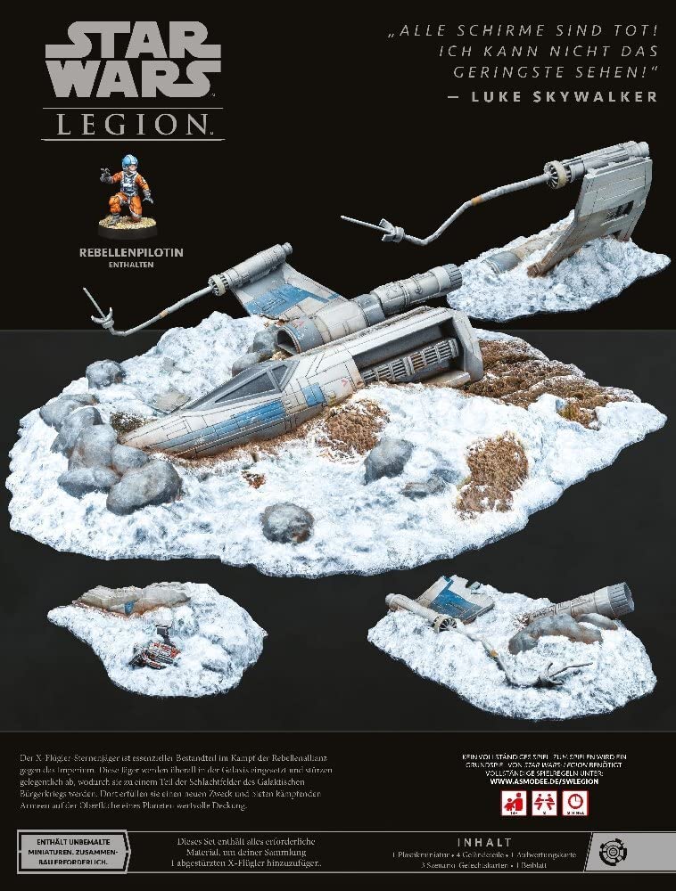 Star Wars: Legion - Abgestürzter X-Flügler, Tabletop