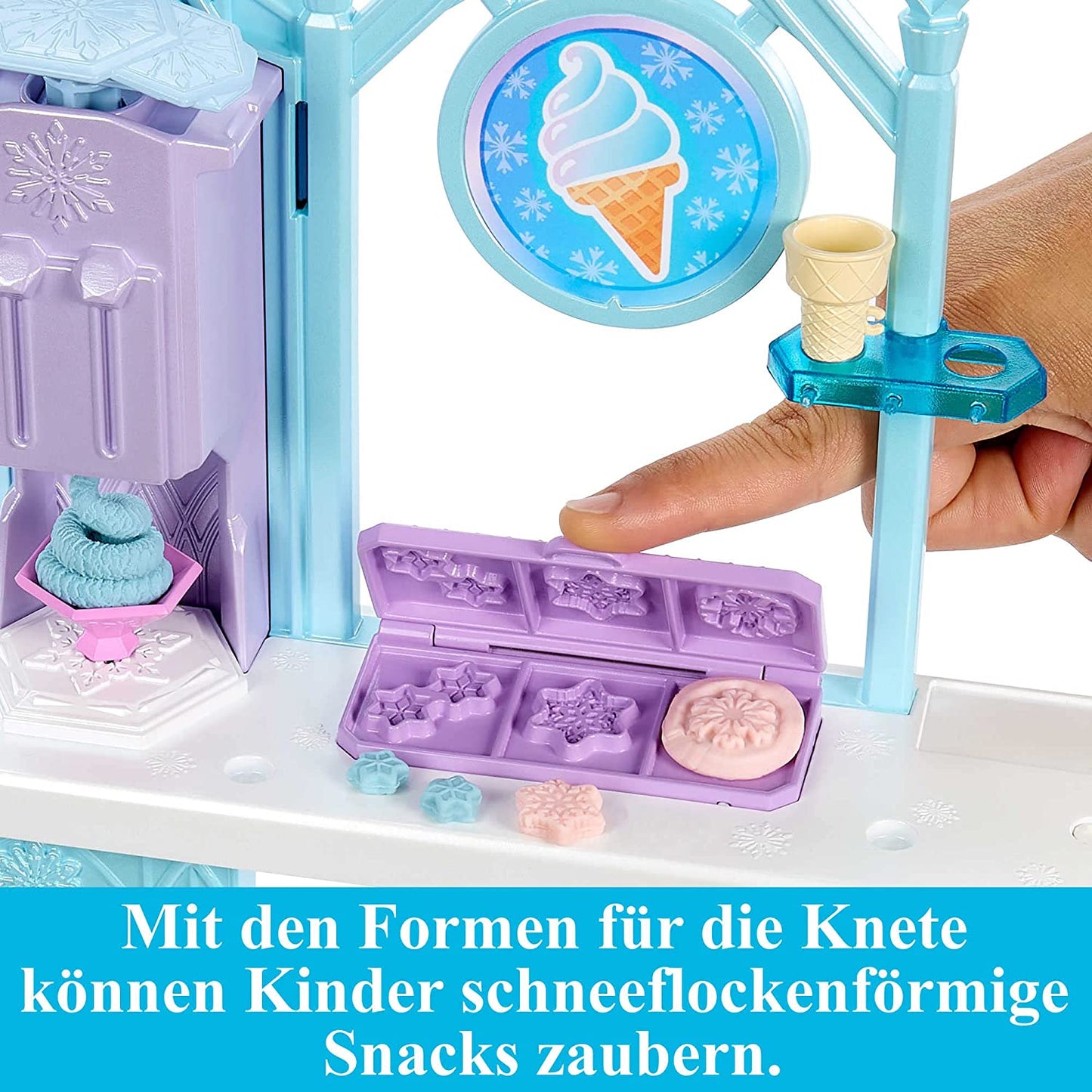 Disney Die Eiskönigin Elsas und Olafs Eiscreme-Stand, Kulisse