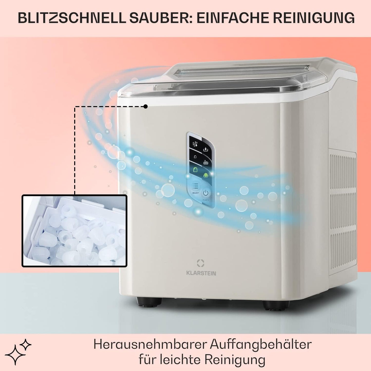 Eiswürfelmaschine, Creme
