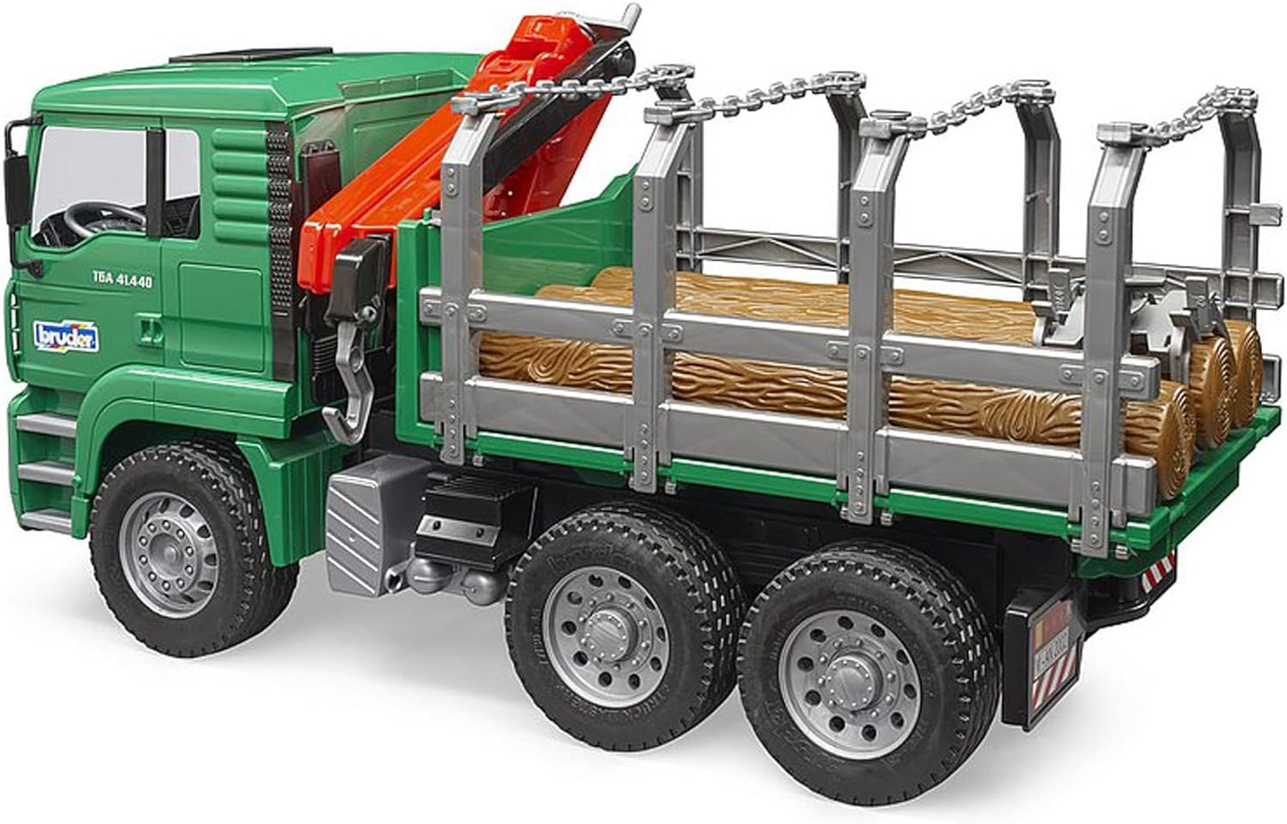 MAN Holztransport-LKW mit Ladekran 02769