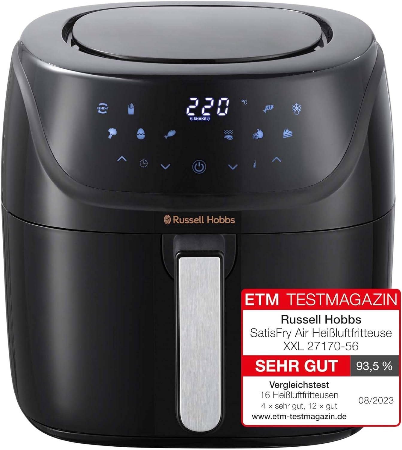 AirFryer SatisFry 27170-56, Heissluftfritteuse XXL