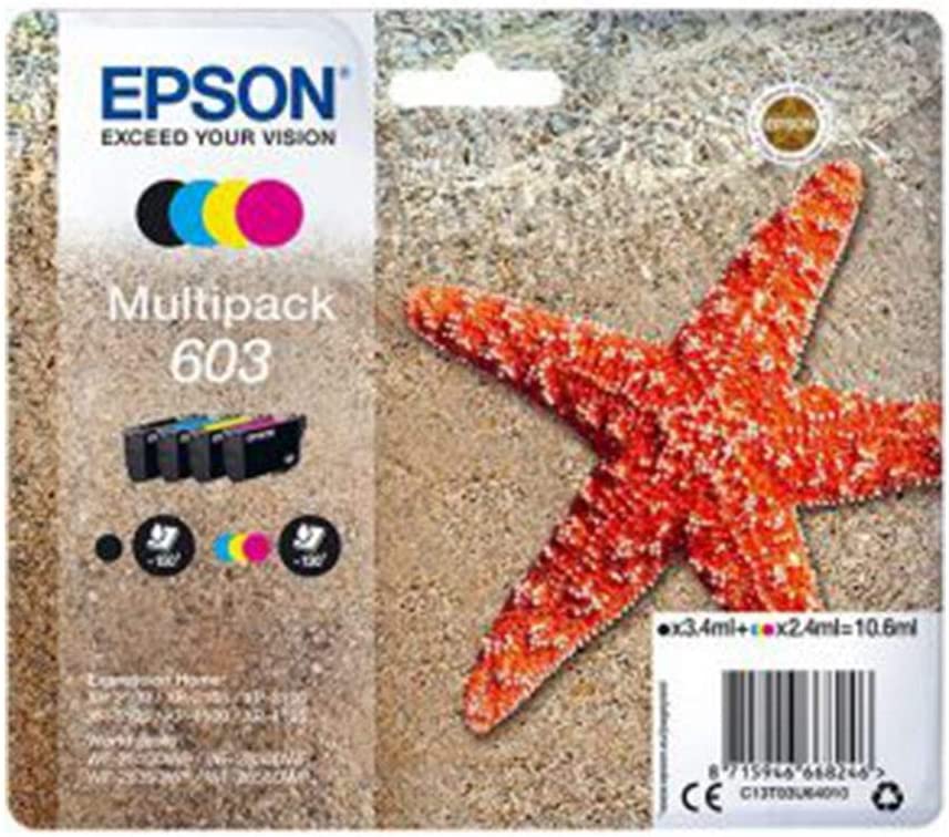 Tinte Multipack 603 (C13T03U64010), Normalverpackung Standard Multipack (4-farbig)
