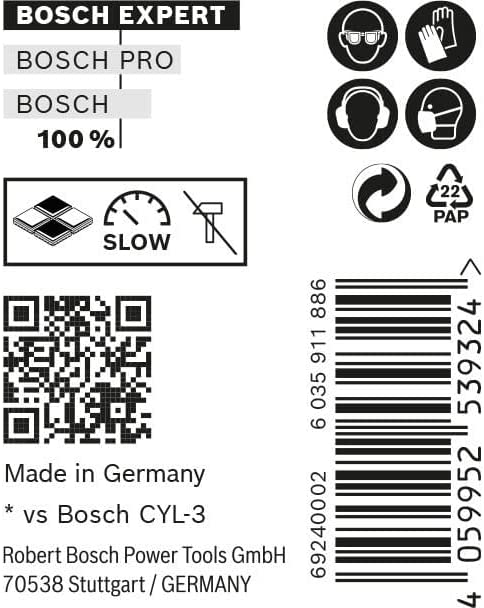 Expert CYL-9 MultiConstruction Bohrer, Ø 6mm, 10 Stück