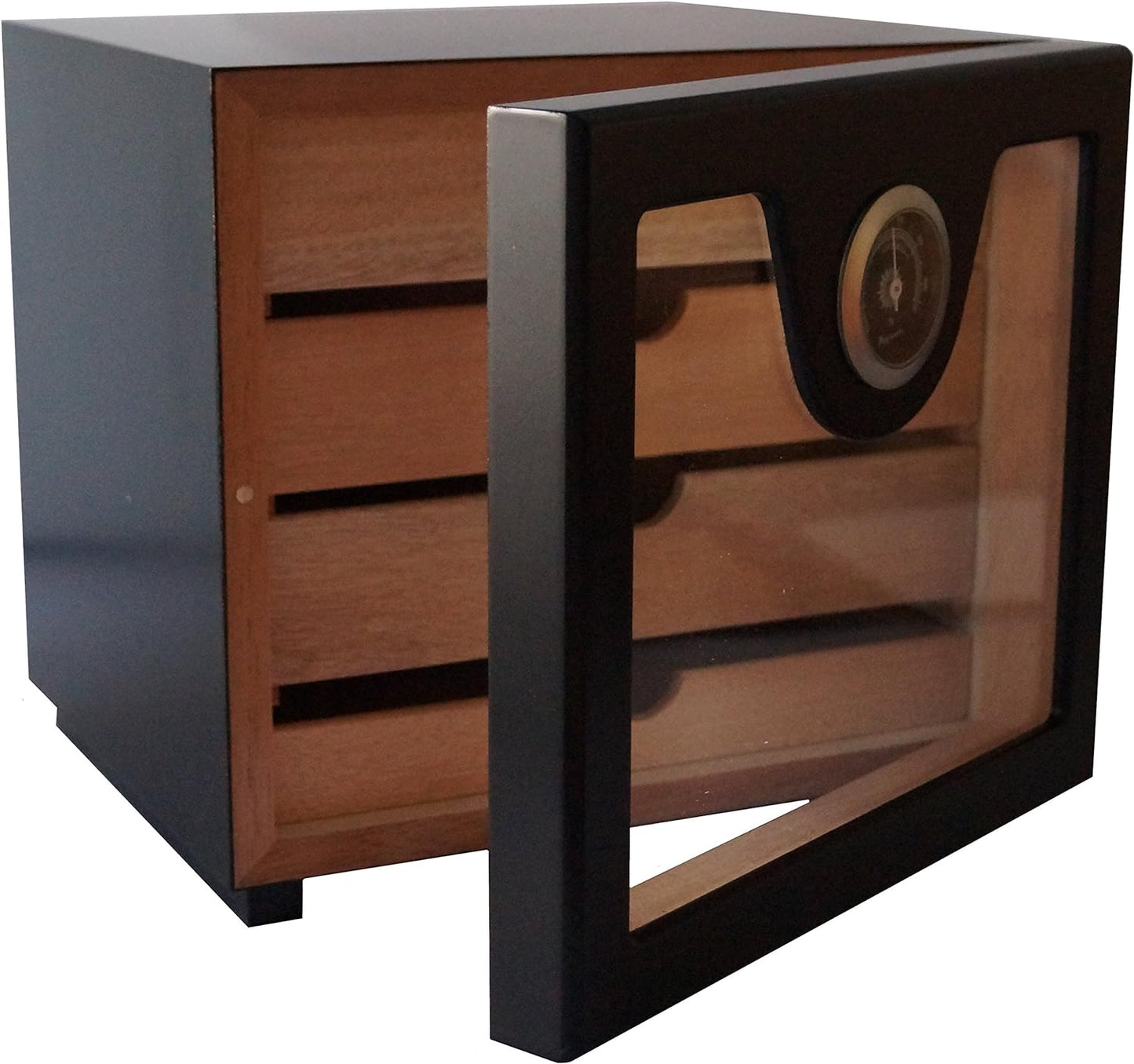 Humidor Schrank Würfel Basis 4679, Schwarz